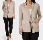 Chaqueta piedra bolsillos