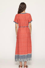 Vestido camisero peces