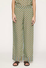 Pantalón estampado geométrico