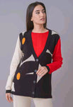 Chaqueta punto flower