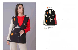 Chaqueta punto flower